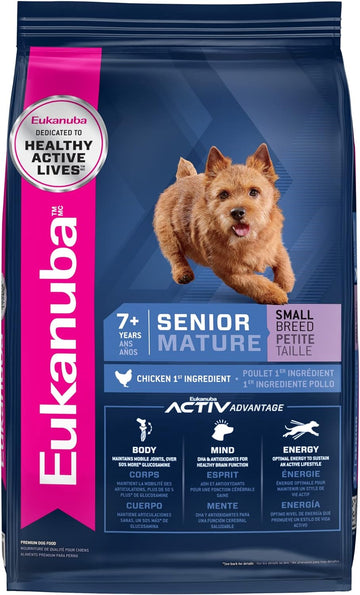 Eukanuba Senior Small Breed Dry Dog Food, 15 Lb