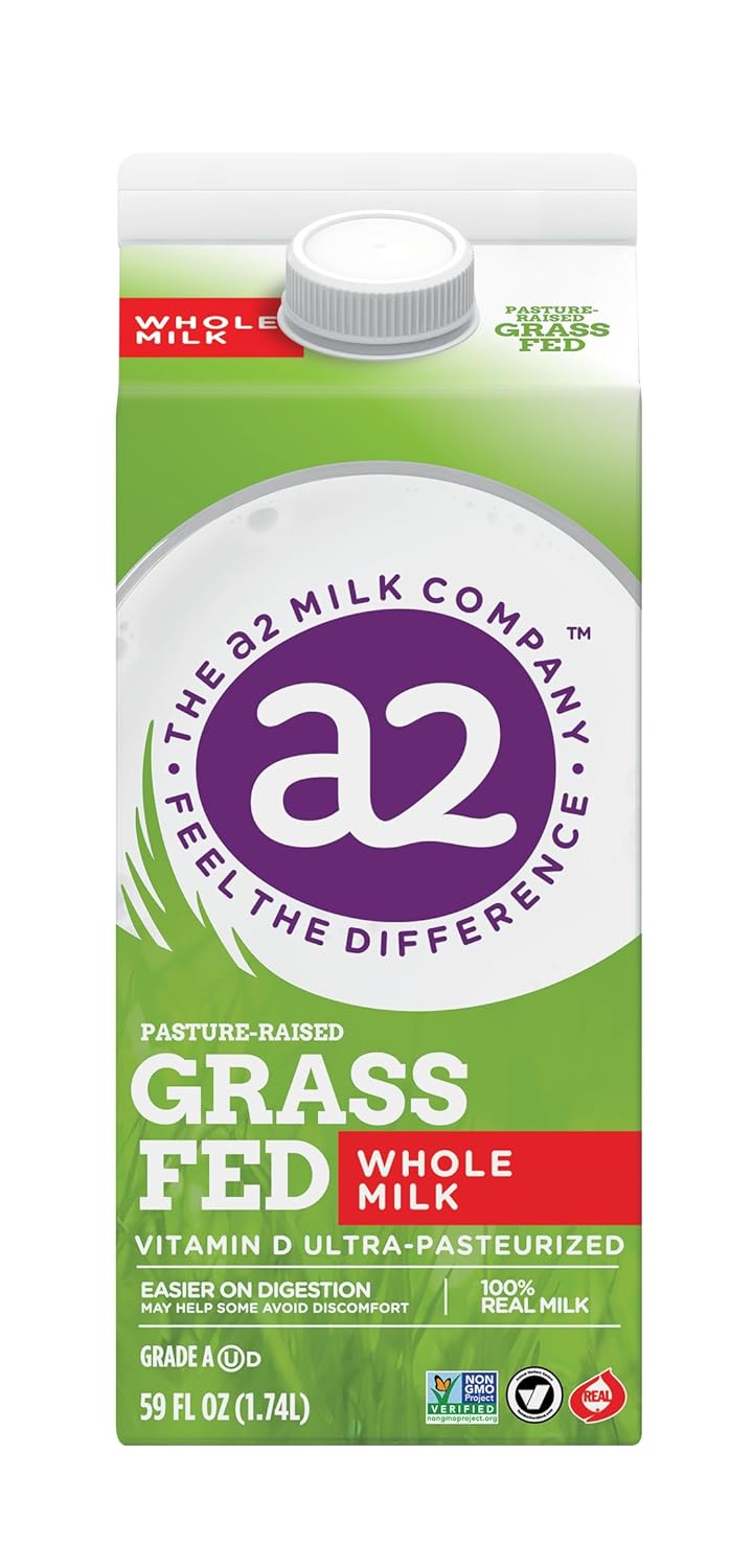 A2 Milk® Grass-Fed Whole Milk, 59 Oz