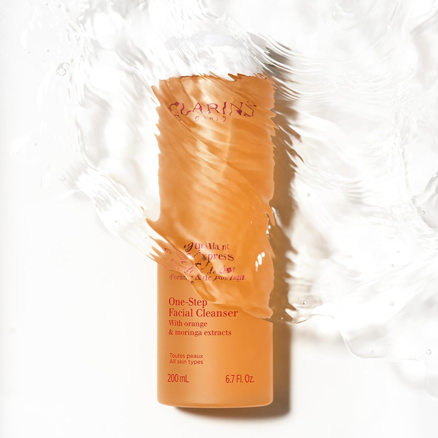 Clarins One-Step Facial Cleanser with Orange Extract 200ml | Bi-Phase Makeup Remover & Cleanser | Removes Impurities & Boosts Radiance : Amazon.co.uk: Beauty