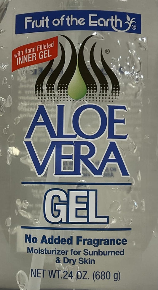 Fruit Of The Earth Aloe Vera 100% Gel 24 Oz (Pack Of 3)