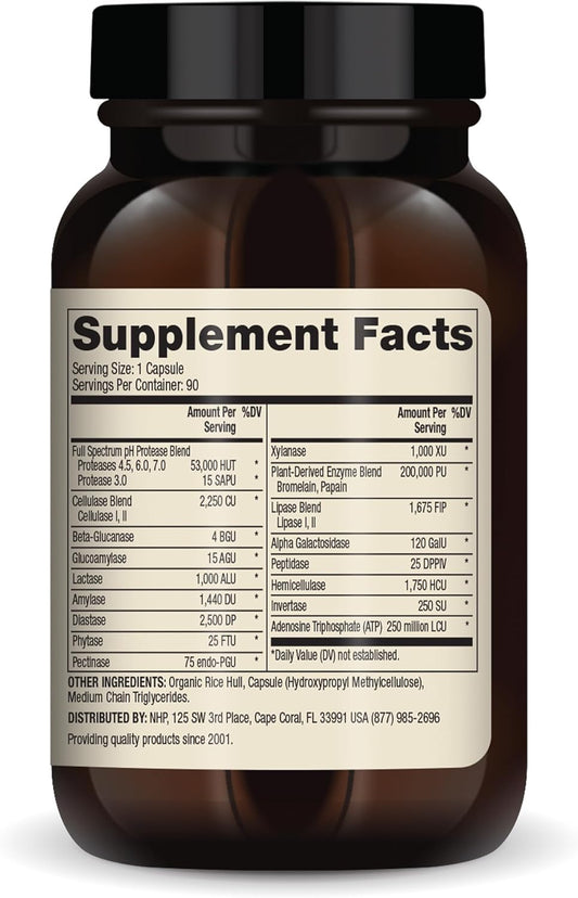 Dr. Mercola Full Spectrum Enzymes For Women - 22 Diverse Enzymes - Supports Digestive & Gut Health - Non-Gmo, Gluten-Free & Soy-Free - 90 Capsules (90 Servings)