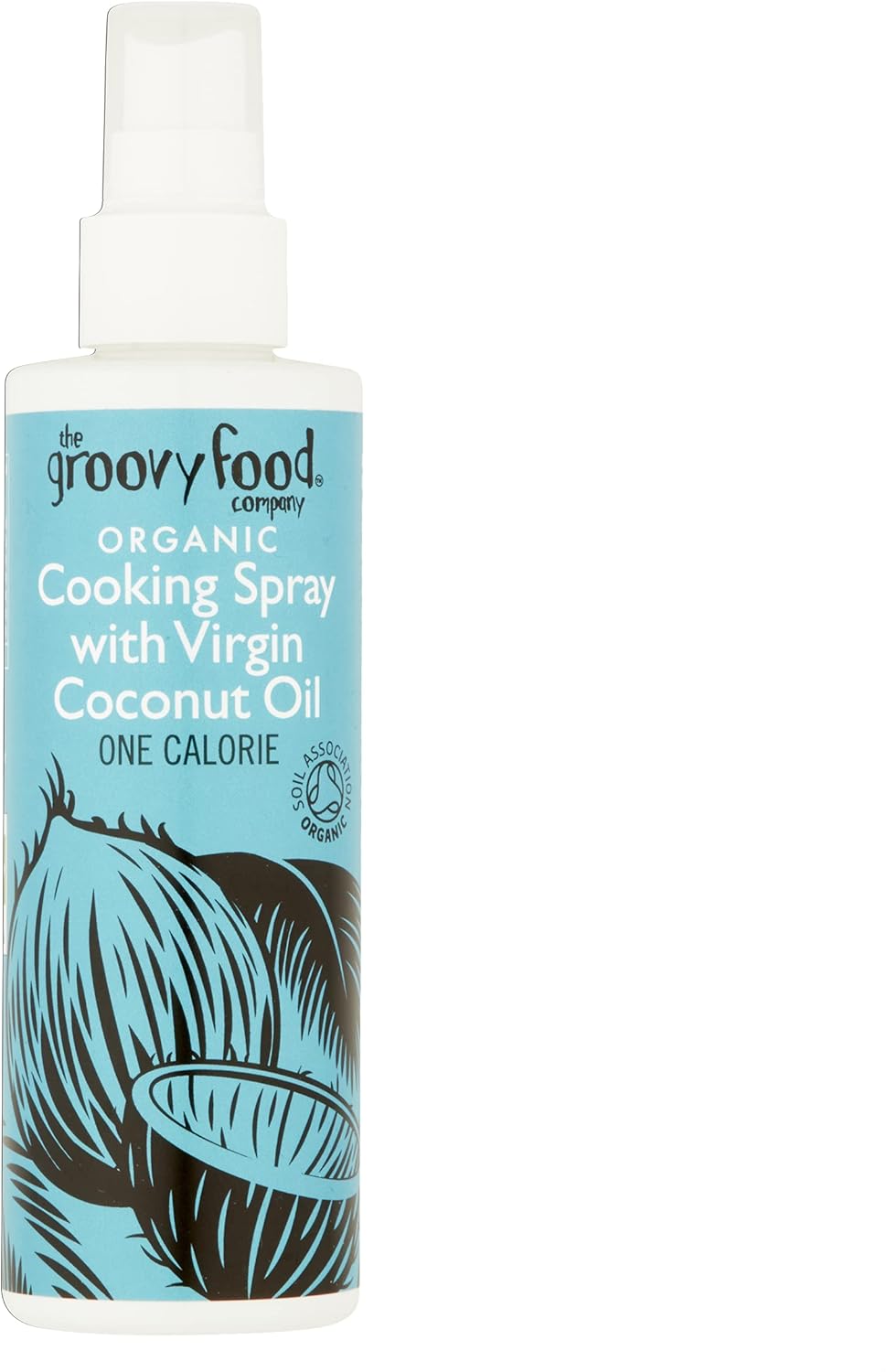 The Groovy Food Company Organic Cooking Spray With Virgin Coconut Oil 190Ml (Pack Of 12)