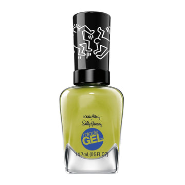 Sally Hansen Miracle Gel™, Keith Haring Go Figures, Long Lasting, Gel-Like Formula, No Uv Lamp Needed, Green Nail Polish