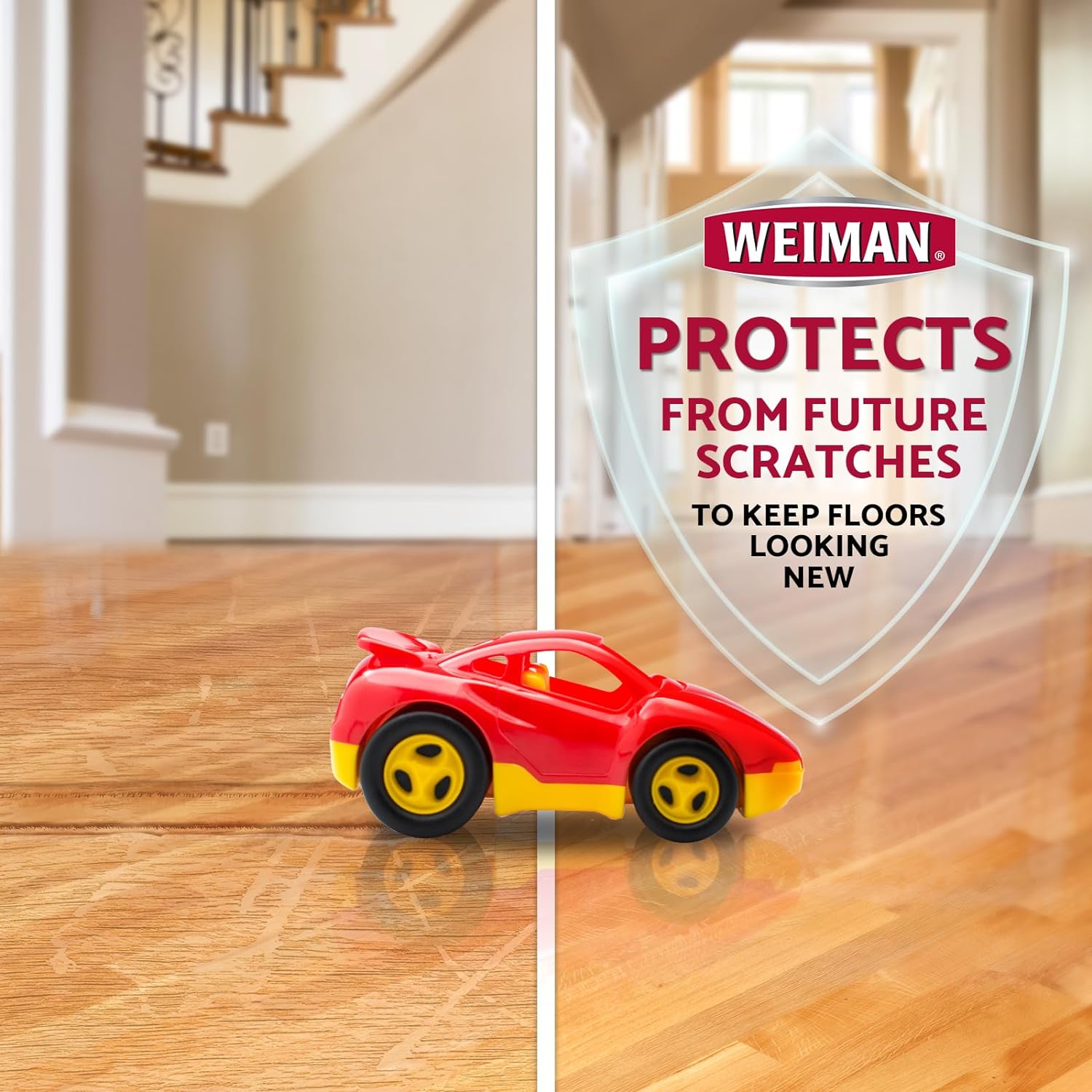 Weiman Wood Floor Polish and Restorer 32 Oz 3PC Bundle - High-Traffic Hardwood Floor, Natural Shine, Removes Scratches, Leaves Protective Layer : Health & Household
