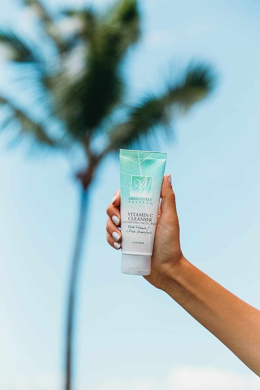 Absolutely Natural Vitamin C Cleanser - Anti Aging Face Wash For Clear Skin. Made With Aloe Vera, Coconut, & Grapefruit - Exfoliating Facial Cleanser : Beauty & Personal Care