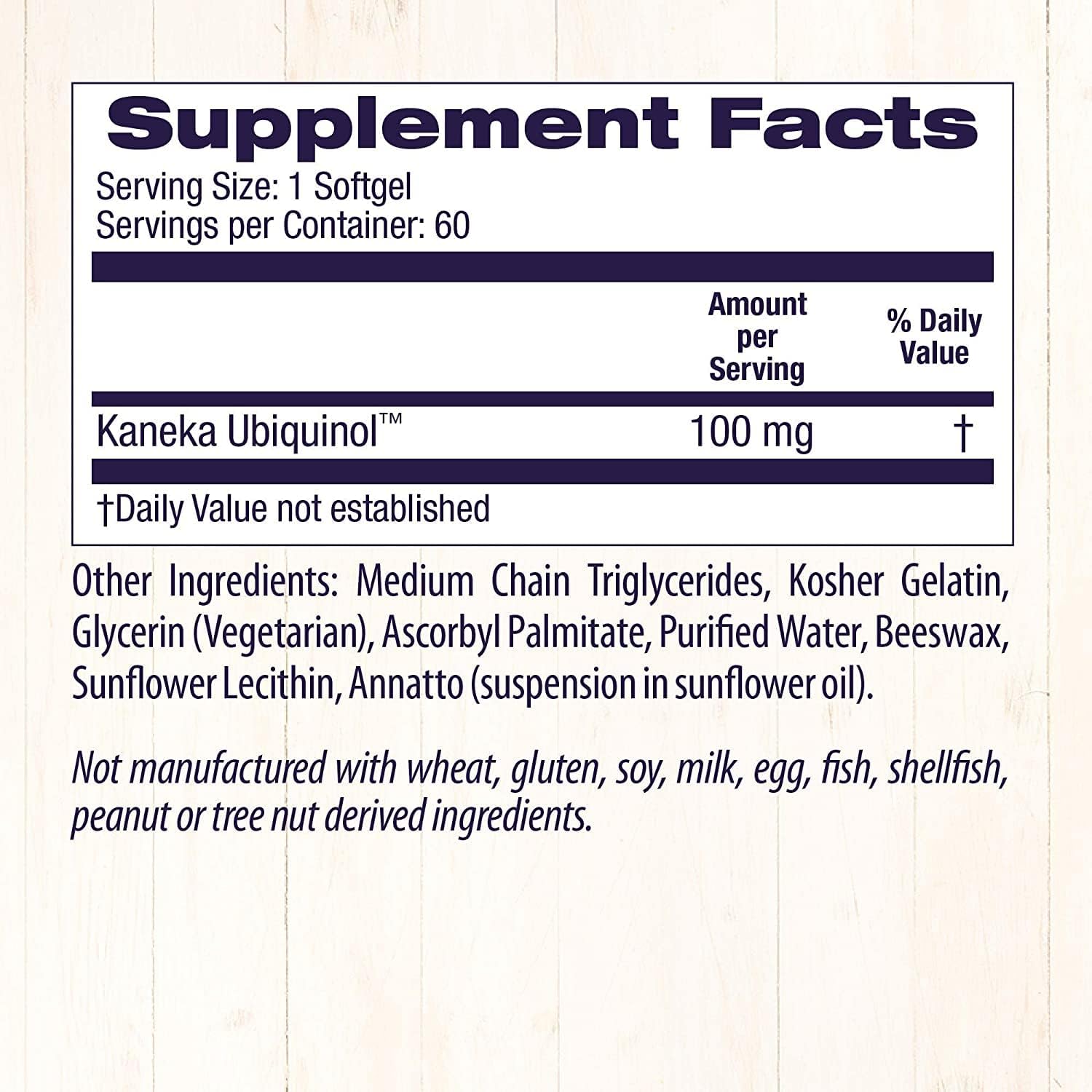 Healthy Origins Ubiquinol (Active form of CoQ10), 100 mg - Kaneka Ubiquinol Supplements for Heart Health & Antioxidant Support - Gluten-Free & Non-GMO Supplement - 60 Softgels : Health & Household