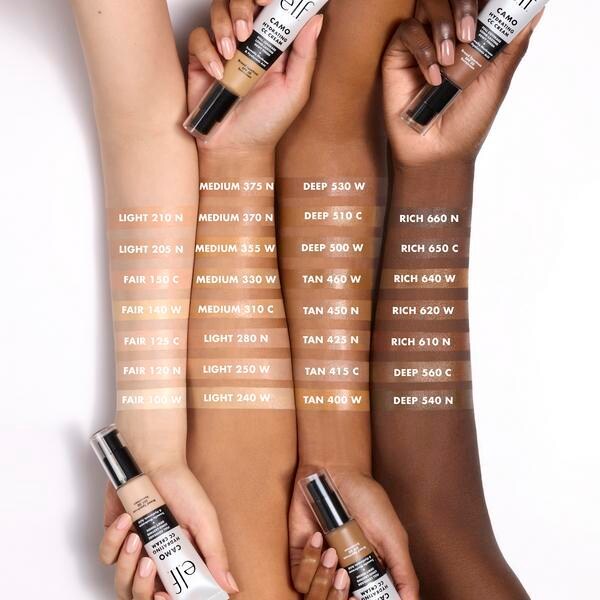 E.L.F Hydrating Camo Cc Cream Rich 660 N