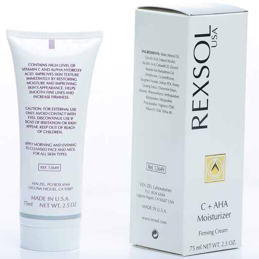 Rexsol C + Aha Moisturizer Firming Cream (75 Ml / 2.5 Fl Oz)