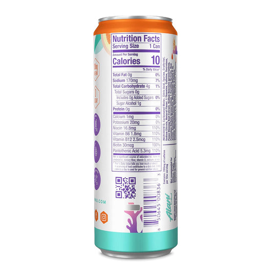 Alani Nu Mimosa Sugar Free, Low Calorie Energy Drinks | 200Mg Caffeine | Pre Workout Performance With Antioxidants | Biotin B Vitamins | Zero Sugar | 10 Calories | 12 Fl Oz Cans (12 Pack)