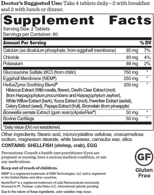 Dr. David Williams' Joint Advantage Gold 5X Joint Relief Supplement, 120 Tablets (30-Day Supply)