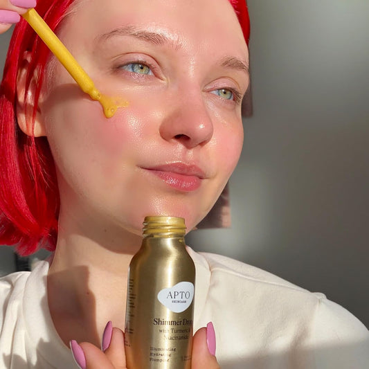 Shimmer Drops W/Turmeric & Niacinamide: Nourishing Serum For A Subtle Sun-Kissed Face Or Body Glow, 2 Fl. Oz