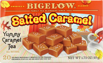 Bigelow Salted Caramel Black Tea 18 Bags - 1.56 Ounce (Pack Of 2)