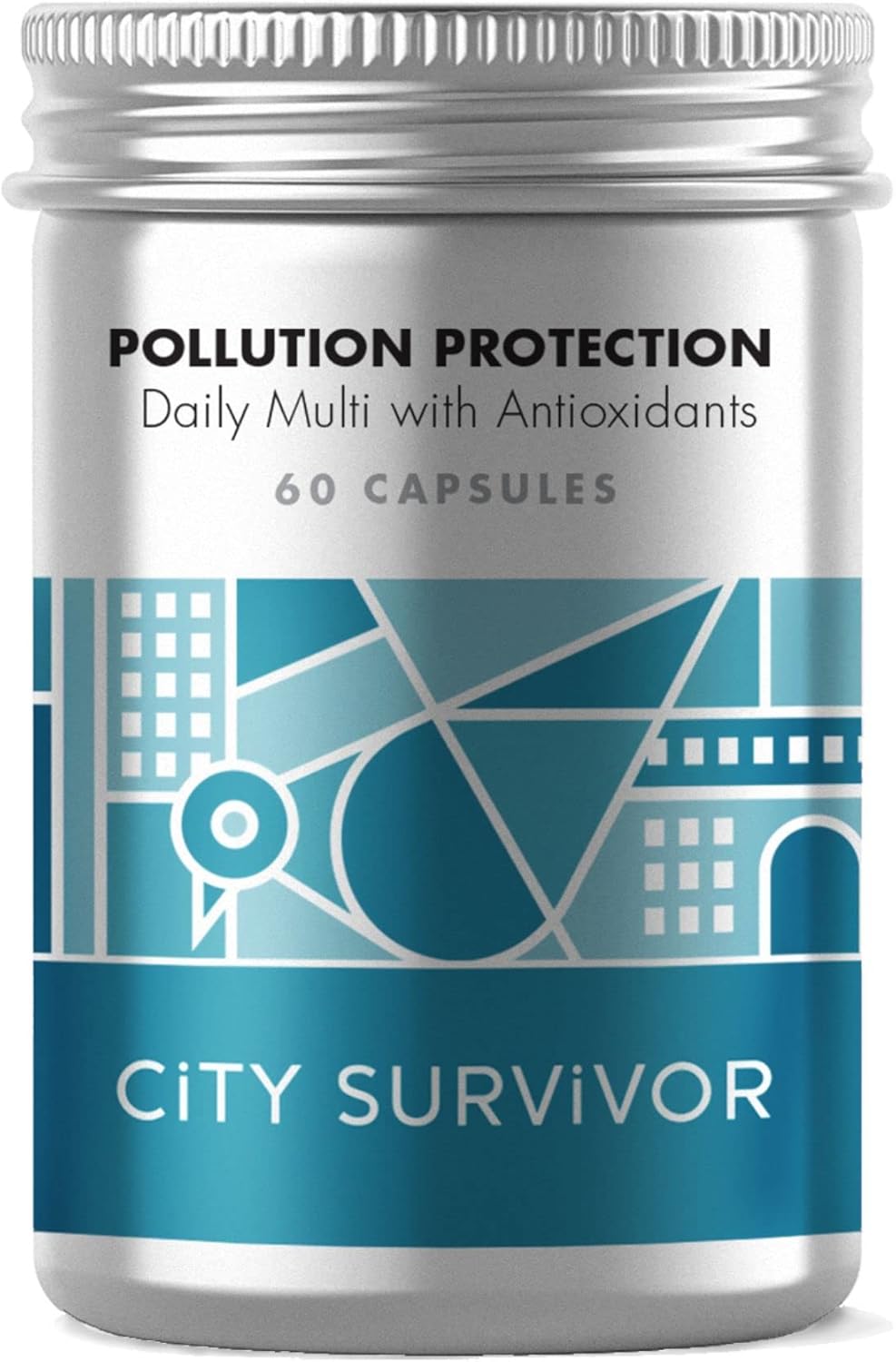 Pollution Protection Multivitamin With Alpha Lipoic Acid, Coq10, Vitamin K2 & D3, Nac, Antioxidant Complex - Vegan - 60 Capsules