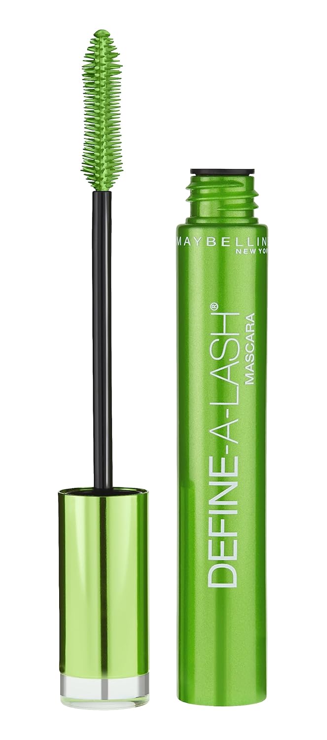 Maybelline New York Define-A-Lash Lengthening Washable Mascara, Very Black. For Washable Definition And Shape In Longer-Looking Lashes , 0.22 Fluid Ounce