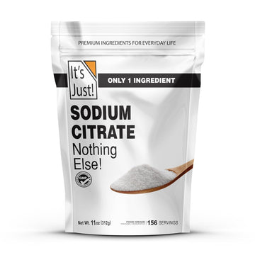 It'S Just - Sodium Citrate, Food Grade Thickener, Non-Gmo, Cheese Sauce Emulsifier, Spherification, Preserve Foods, 11Oz