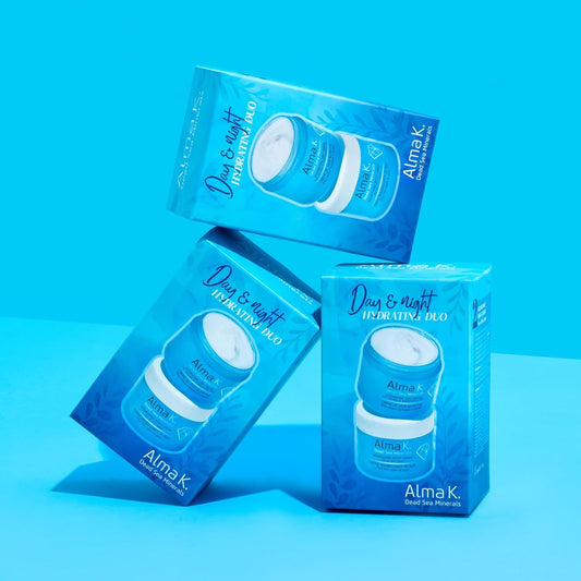 Alma K Day And Night Set - Hydrating Day Cream For Normal To Combination Skin - Nourishing Night Cream For All Skin Types - Face Moisturizer - 2 Pc