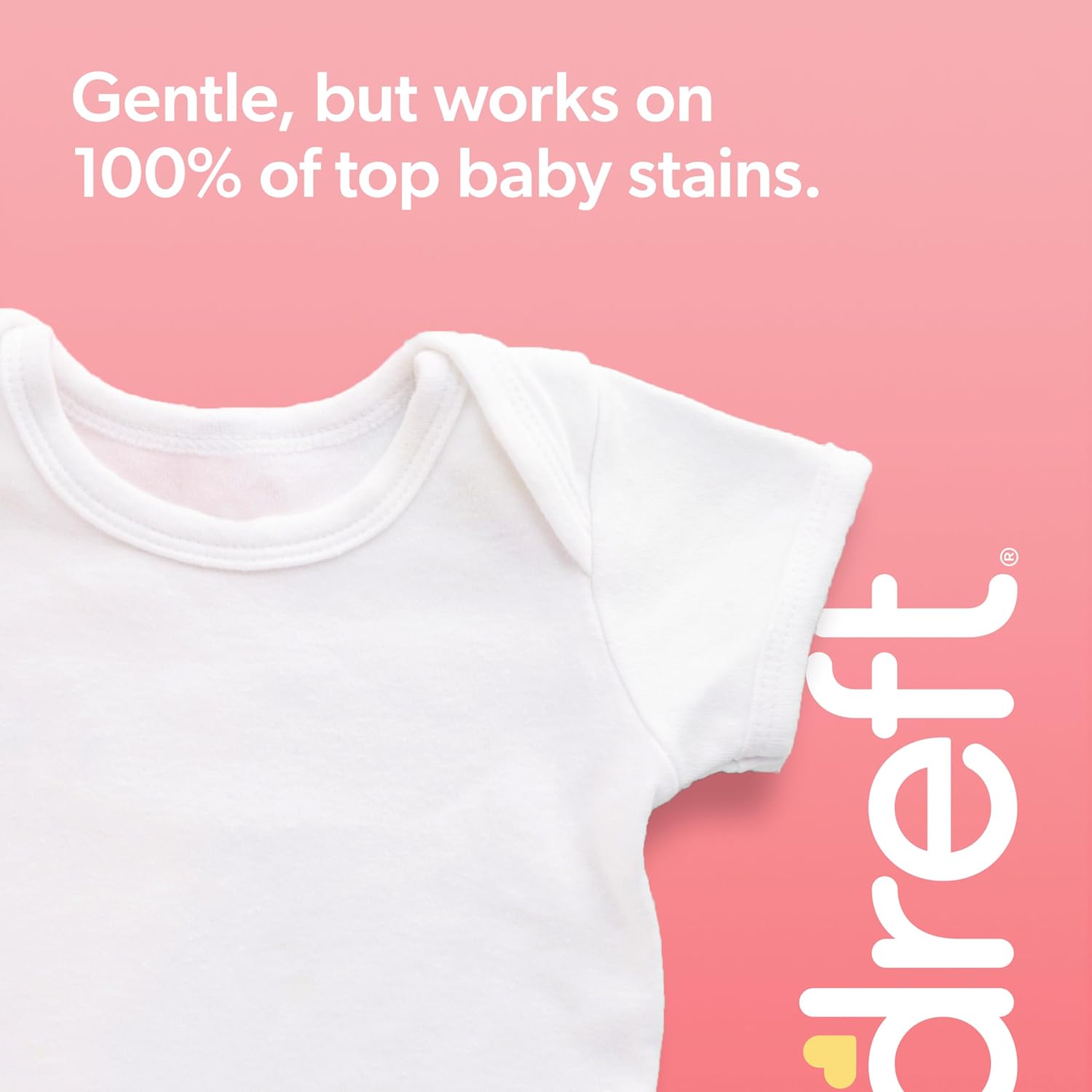 Dreft Stage 1 Newborn Baby Laundry Detergent Liquid, He Compatible, 114 Loads, Laundry Soap For Sensitive Skin