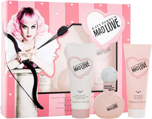 Katy Perry Mad Love Eau De Parfum, Shower Gel And Body Lotion