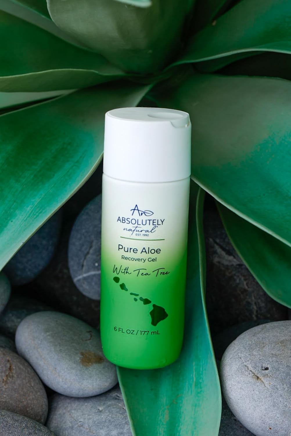 100% Pure Aloe Vera Cooling Gel - Lotion For Sunburn Relief & Rashes - Premium Sun Care With Vitamin E, Eucalyptus - 6 Oz