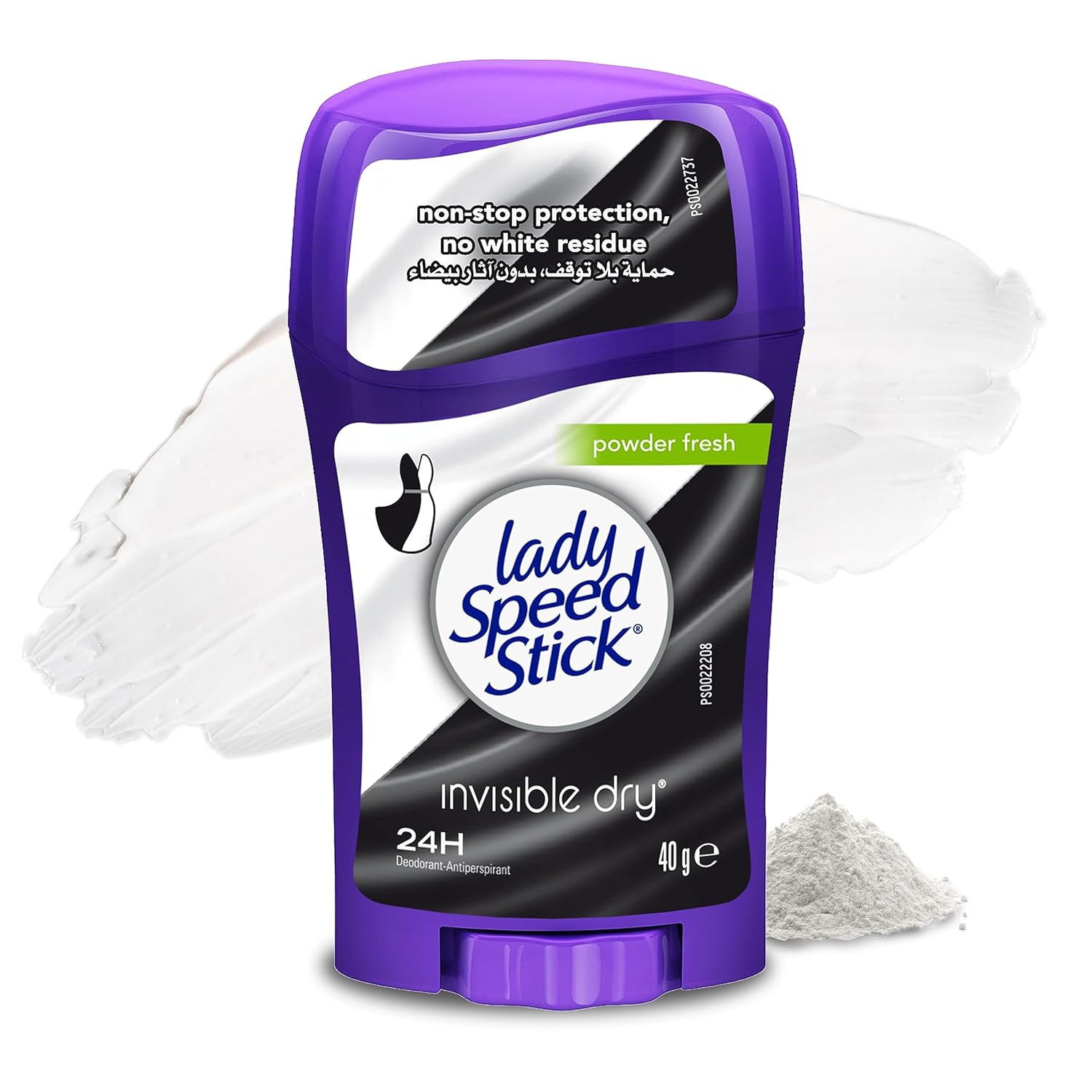 Mennen Lady Speed Stick Invisible Dry Deodorant Powder Fresh, 1.4 Ounce, Purple (96369) : Antiperspirant Deodorants : Beauty & Personal Care