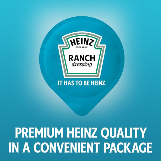 Heinz Ranch Dressing Single Serve Packet (2 Oz Packets, Pack Of 60)