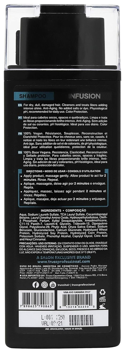 Truss Infusion Hair Conditioner - Restorative, Detangling Conditioner For Dry Hair - Softens, Hydrates And Delivers Strong Split End Repair - 100% Vegan Formula + Color-Safe (300 Ml)