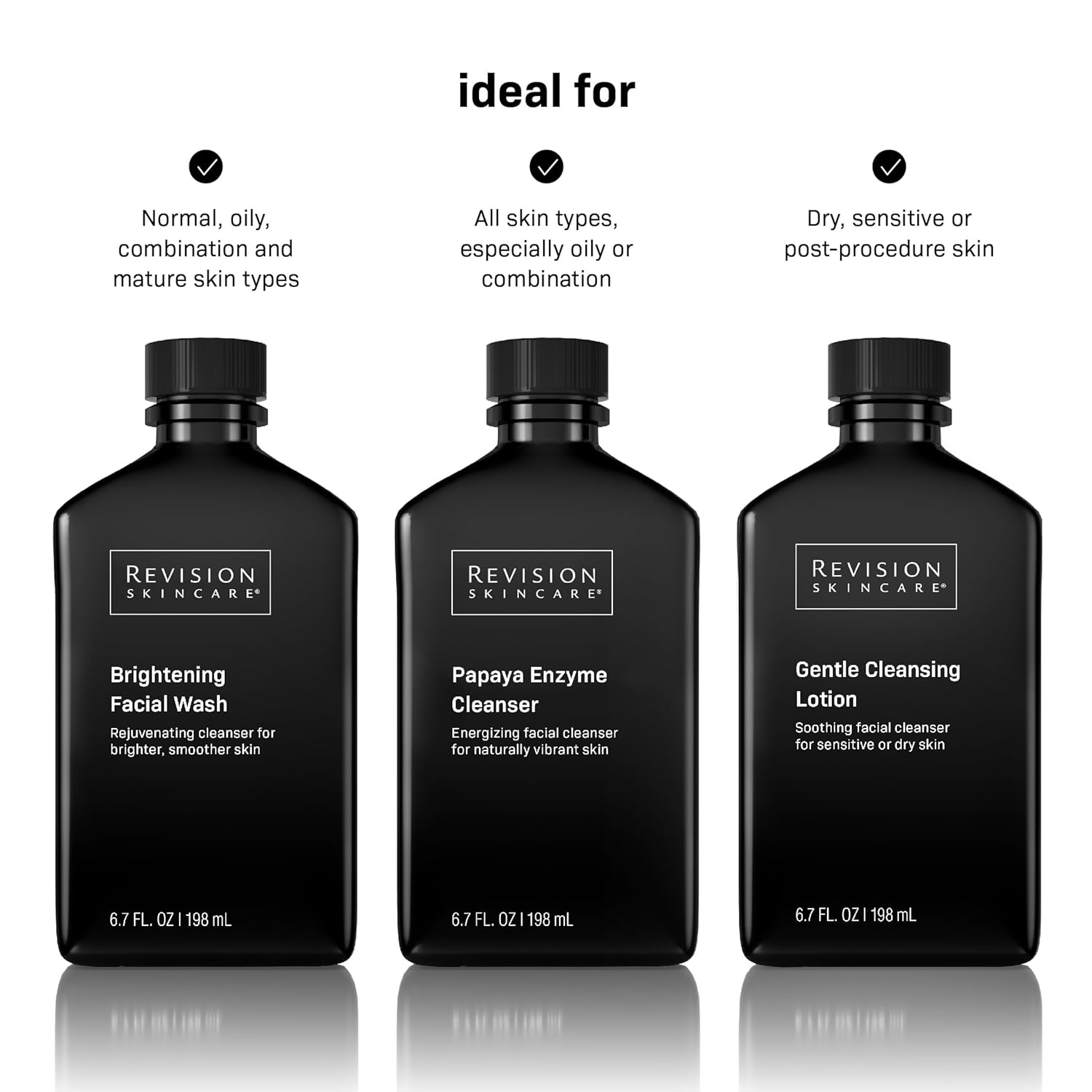 Revision Skincare Papaya Enzyme Cleanser, Energizing Facial Cleanser With Salicylic Acid, Soothing And Exfoliating, 3.4 Fl Oz : Beauty & Personal Care