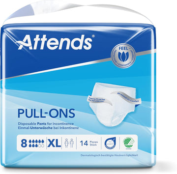 Attends Pull-Ons 8 Xl, 56 Units (4 Packs Of 14)