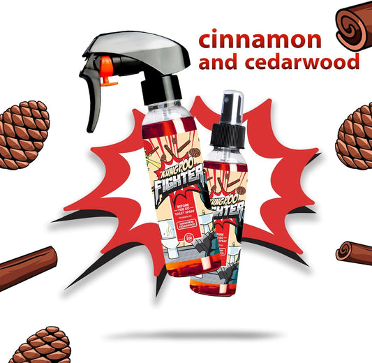 Cinnamon & Cedarwood 2Oz - Usa Made Before You Go Toilet Spray | Funny Bathroom Poop Air Freshener Odor Eliminator