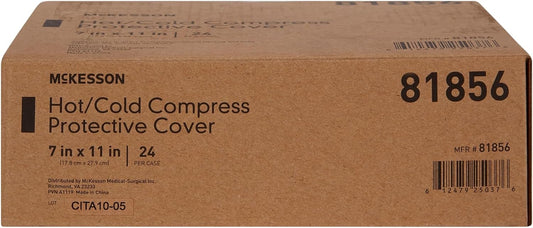 McKesson Compress Covers, Disposable - for Hot or Cold Packs - 7 in x 11 in, 1 Count, 24 Packs, 24 Total
