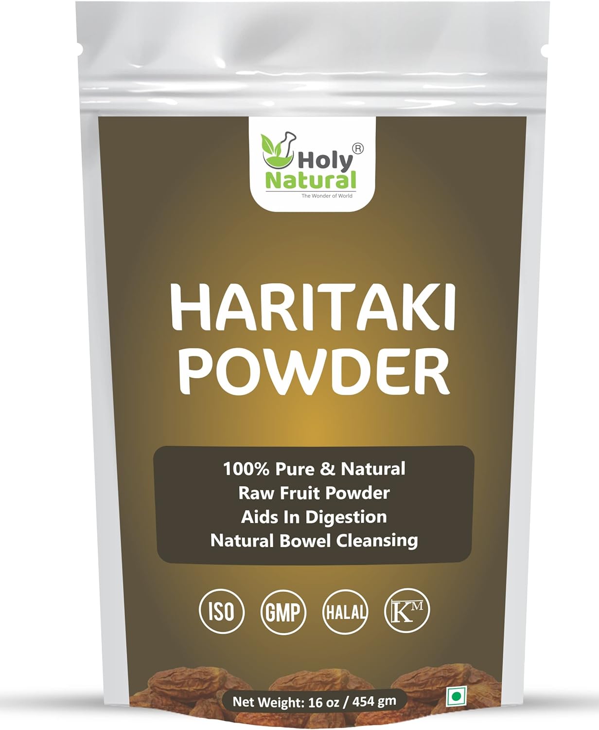 Haritaki Powder Without Seeds ? 16 Oz I Natural, Very Good for Bowel and Digestion