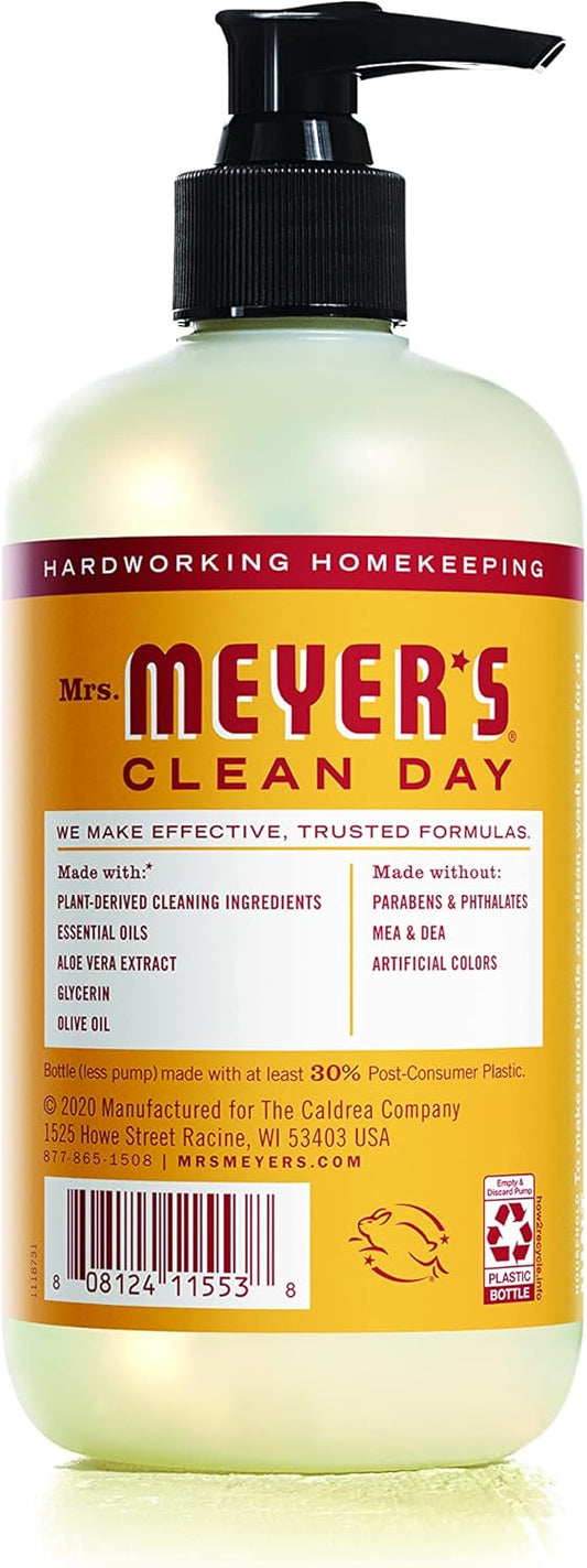 Mrs. Meyer'S Hand Soap, Made With Essential Oils, Biodegradable Formula, Clementine, 12.5 Fl. Oz