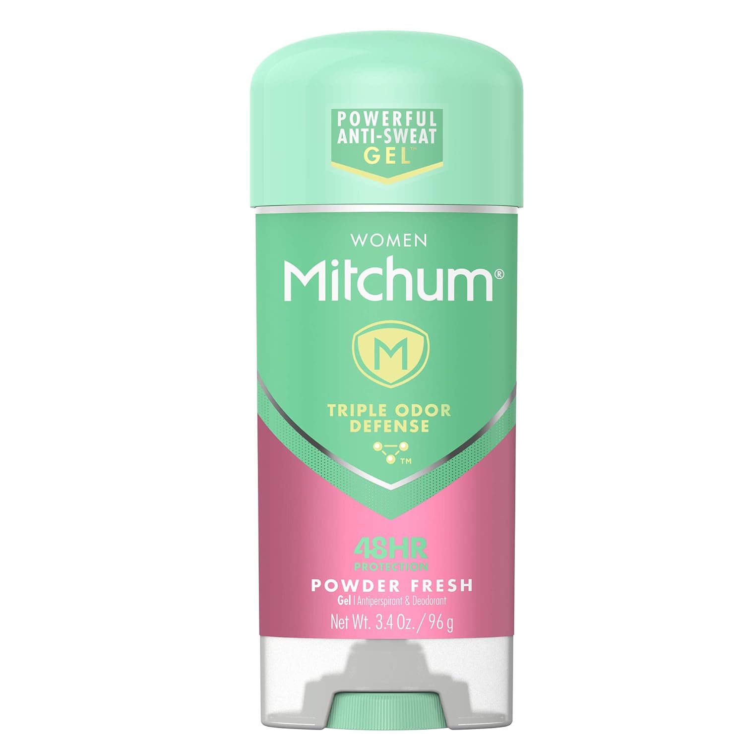 Mitchum Women Gel Antiperspirant Deodorant, Powder Fresh, 3.4Oz