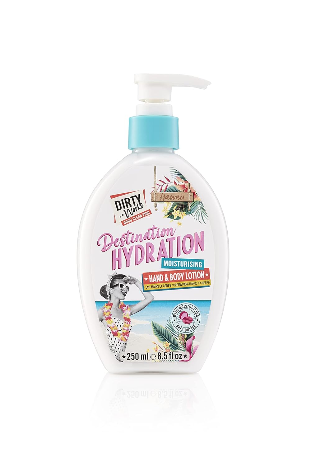 Destination Hydration Moisturising Hand & Body Lotion, Vegan Hand Cream 250Ml Pump Dispenser