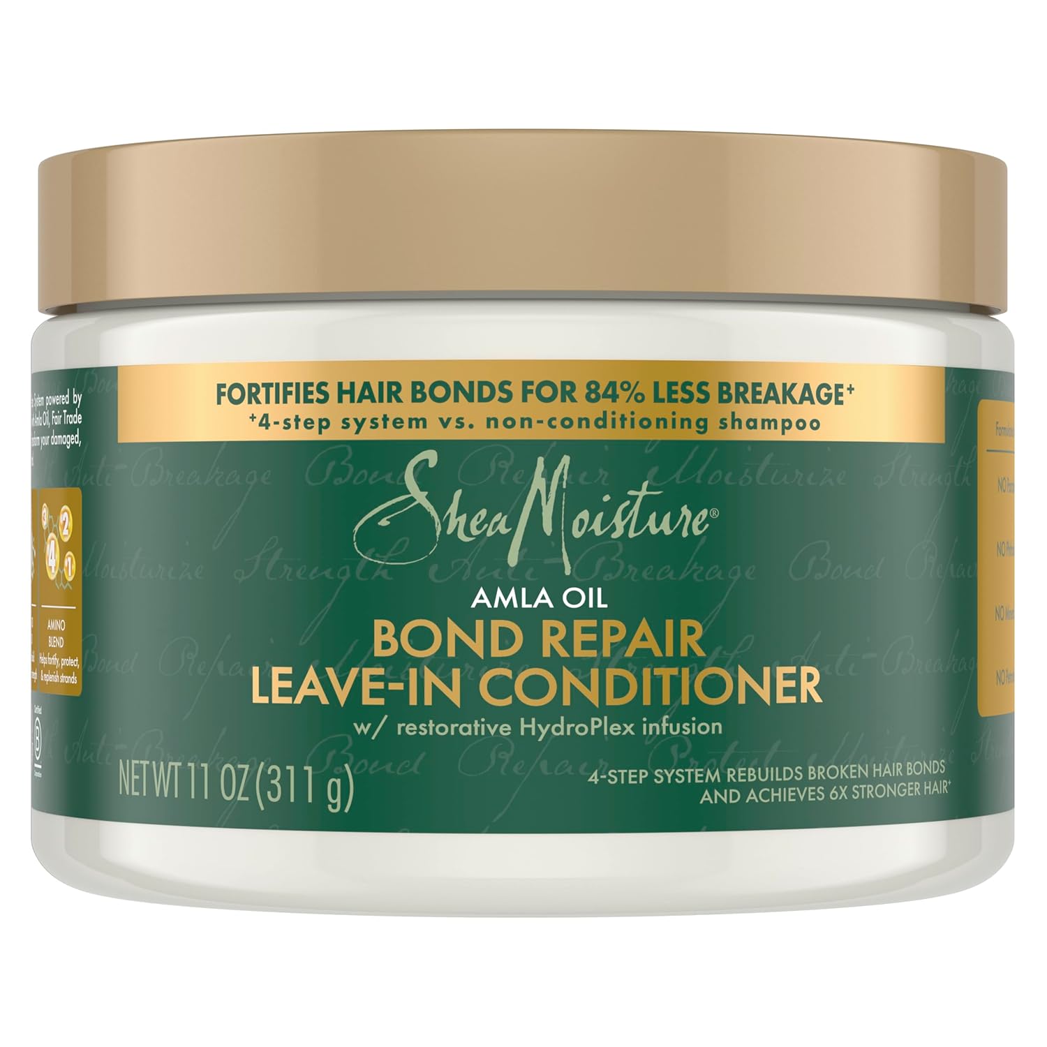 Sheamoisture Bond Repair Leave-In Conditioner Amla Oil To Strengthen And Repair Curls With Restorative Hydroplex Infusion 11 Oz