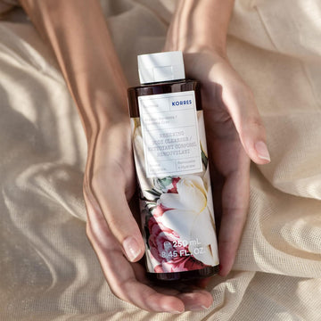 Korres Renewing Body Cleanser, White Blossom Aroma, Foaming Shower Gel For Women & Men With Greek Botanicals, Gentle Body Wash To Cleanse & Hydrate, Vegan & Cruelty Free, Made In Greece, 8.45 Fl Oz