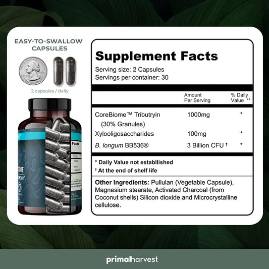 Primal Harvest Gut Restore & Multivitamin Supplements For Women And Men Multi Vitamin Capsules And Colon Cleanse Pills Bundle