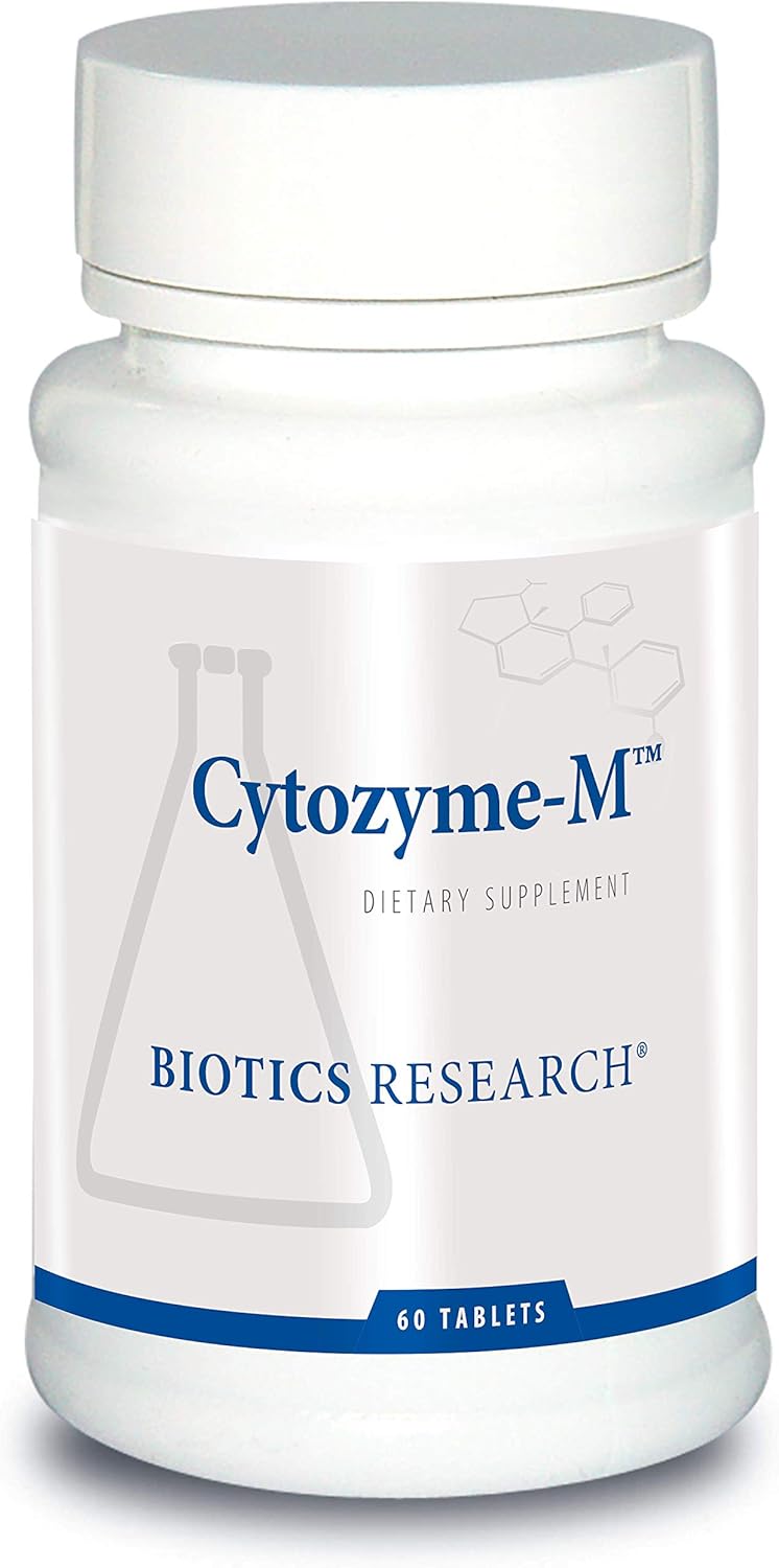 Biotics Research Cytozymem Male Glandular Combination Formula, Male Hormone Support, Healthy Endocrine Function, Sod, Catalase, Potent Antioxidant Activity. 60 Tablets