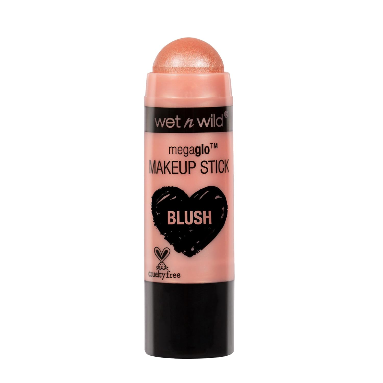 Wet N Wild Megaglo Makeup Stick, Buildable Color, Versatile Use, Cruelty-Free & Vegan - Peach Bums