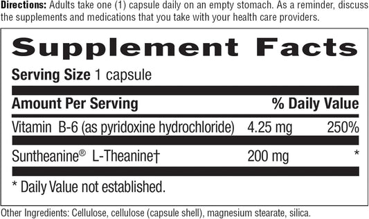 Country Life L-Theanine - 200 Mg - 30 Vegetarian Capsules