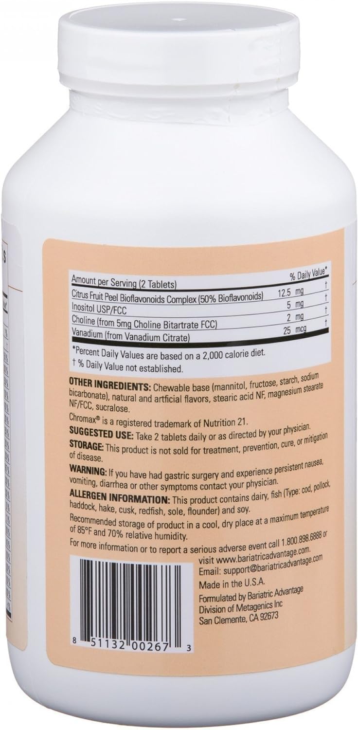 Bariatric Advantage Essential Multi without Iron, Chewable Multivitamin for Bariatric Surgery Patients, Includes Vitamin B12, C, D and Folate - Berry, 60 Count : Health & Household