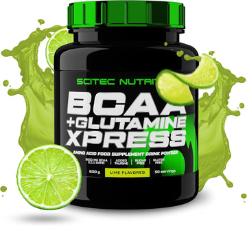Scitec Nutrition Bcaa + Glutamine Xpress – Essential Amino Acid Blend – With 5G 2:1:1 Bcaas – 5G Glutamine – Fortified With Taurine, 600 G, Mojito