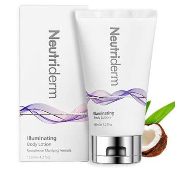 Neutriderm Illuminating Body Lotion For Dry Skin, Aging Skin & Dark Spots – Retinol & Niacinamide Moisturizer For Women & Men – Vitamin-Rich Hydrating Cream For Even Tone, 4.2 Oz