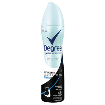 Degree Ultraclear Antiperspirant Dry Spray Protects From Deodorant Stains Pure Clean Deodorant For Women 3.8 Oz