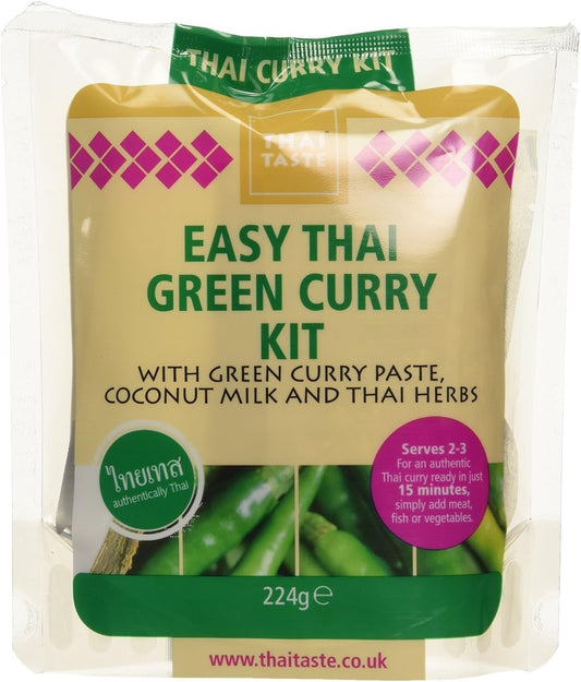 Thai Taste Easy Thai Green Curry Kit 224G