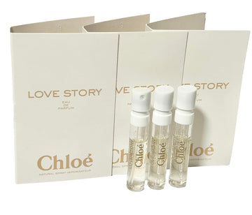 Chloe Love Story Sample Perfume Women Spray 1.2 Ml / 0.04 Oz - Set Of 3