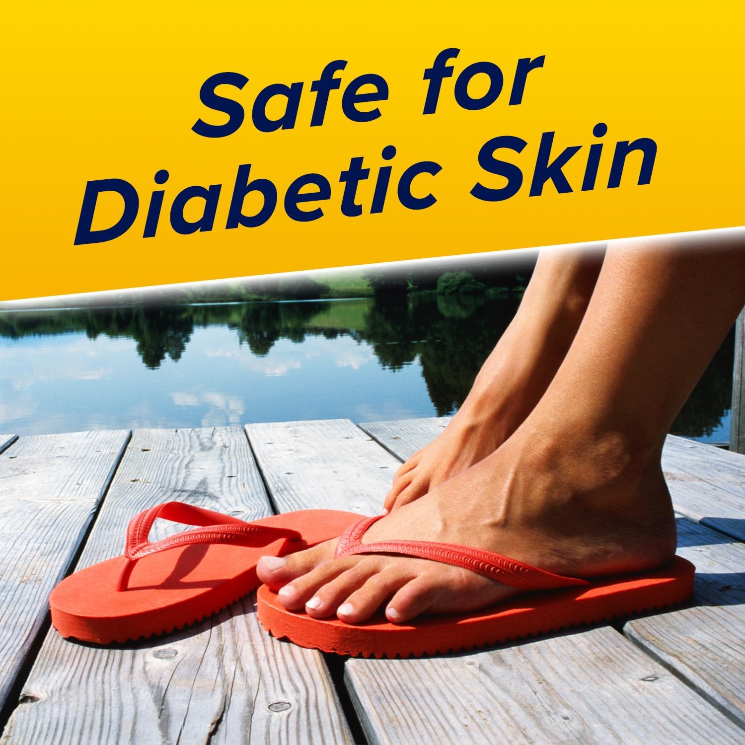 Aspercreme Odor Free Lidocaine Foot Pain Relief Cream, 4 oz., Safe for Diabetic Skin : Health & Household