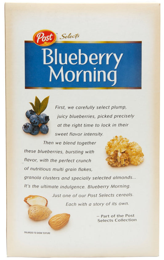 Post Blueberry Morning Cereal, 13.5 oz