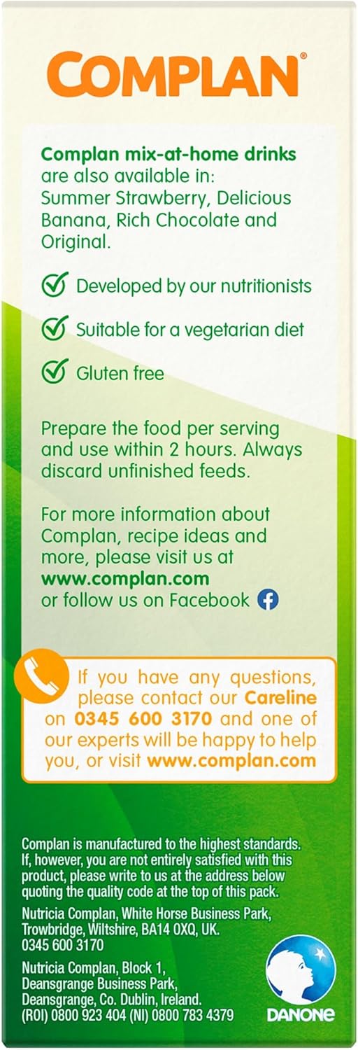 Complan Velvety Vanilla Nutritional Drink Sachets, 4 x 55 g (Pack of 4) : Amazon.co.uk: Grocery
