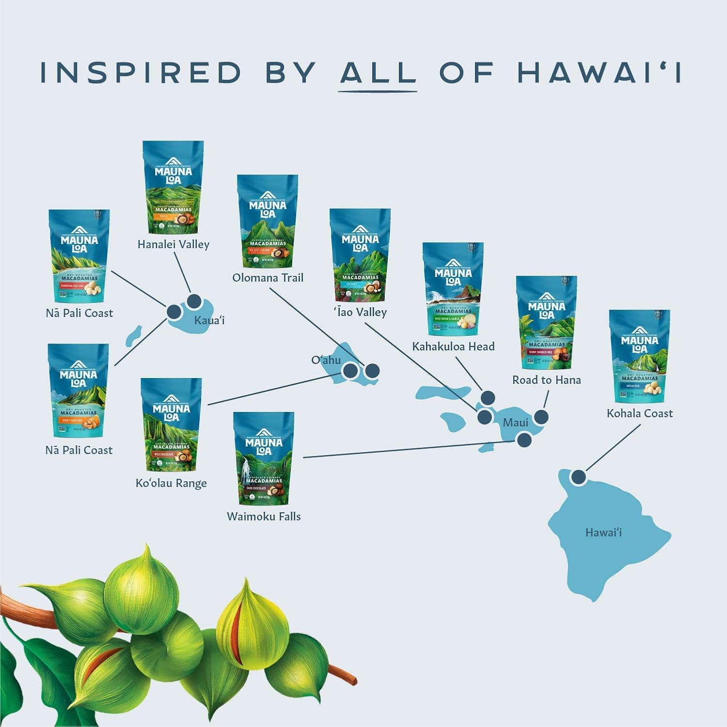 Mauna Loa Premium Hawaiian Roasted Macadamia Nuts, Hawaiian Sea Salt Flavor, 6 Oz Jar (Pack Of 1)